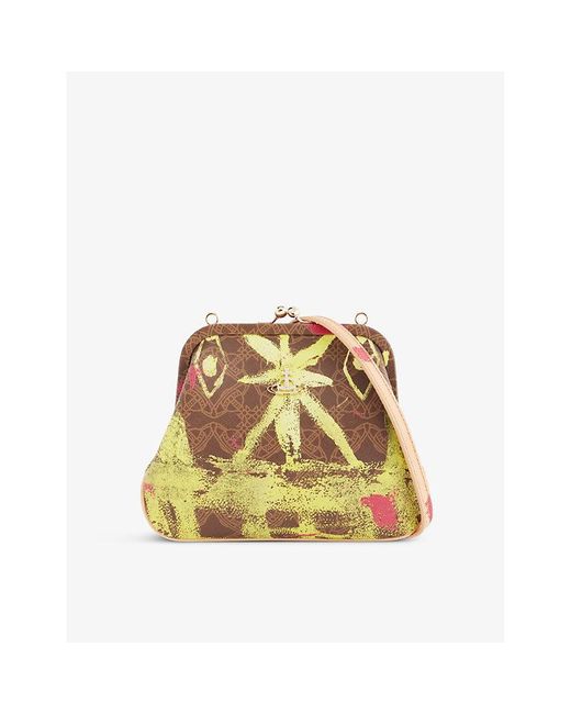 Vivienne Westwood Multicolor Vivienne's Clutch Leather Clutch Bag