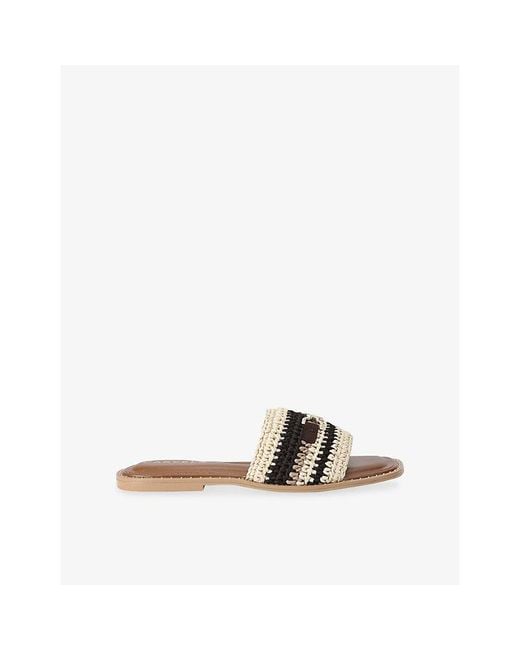 Carvela Kurt Geiger Multicolor Nola Woven Sliders