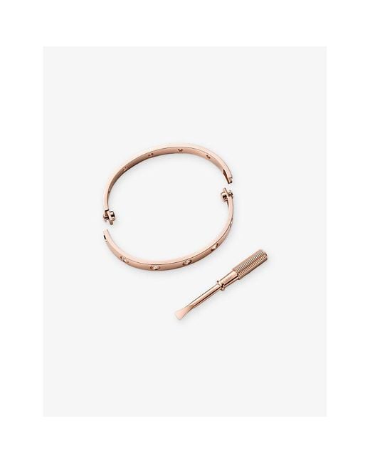 Cartier Natural Love Classic 18Ct- And 0.96Ct Diamond Bracelet