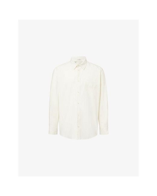 The Row White Perlo Cotton Shirt for men