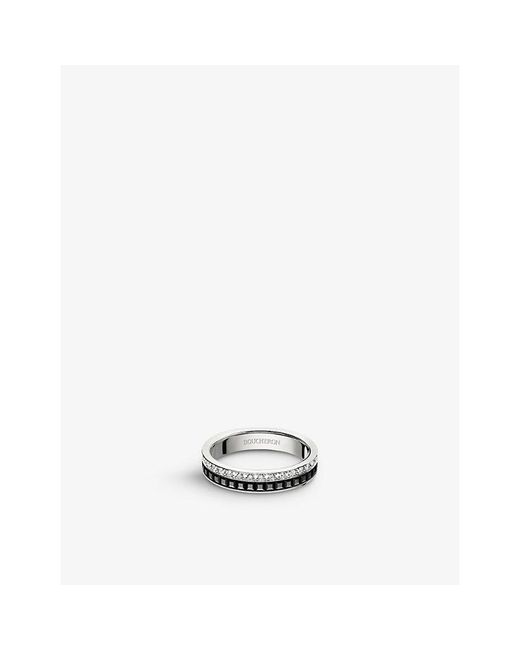 Boucheron White Quatre Edition 18Ct- And 0.24Ct Diamond Wedding Band for men