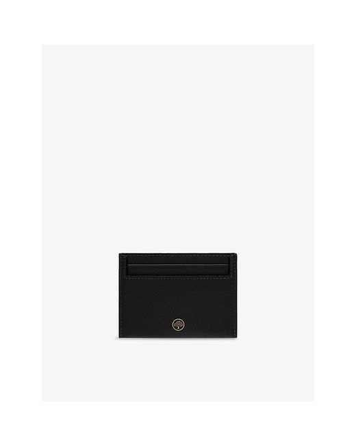 Mulberry Black Continental Grained Leather Card Holder