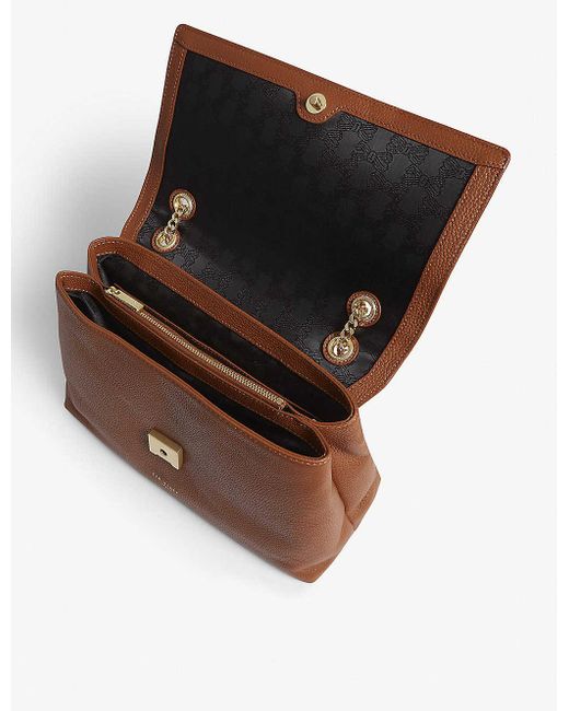 Ted baker hermiaa deals suede padlock shoulder bag
