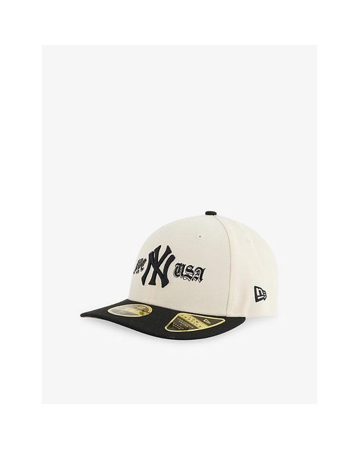 KTZ Natural 59Fifty Coops New York Yankees Woven Cap for men