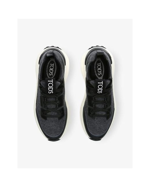 Tod's White Sportiva 81L Stretch-Knit Trainers