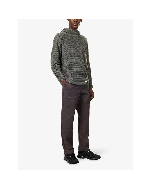 Salomon Gray Thernova Hooded Fleece Jumper for men