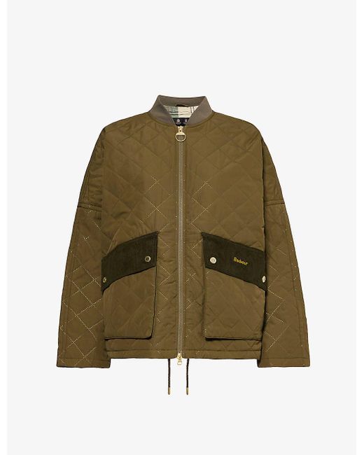 Barbour Green Bowhill Padded Shell Jacket