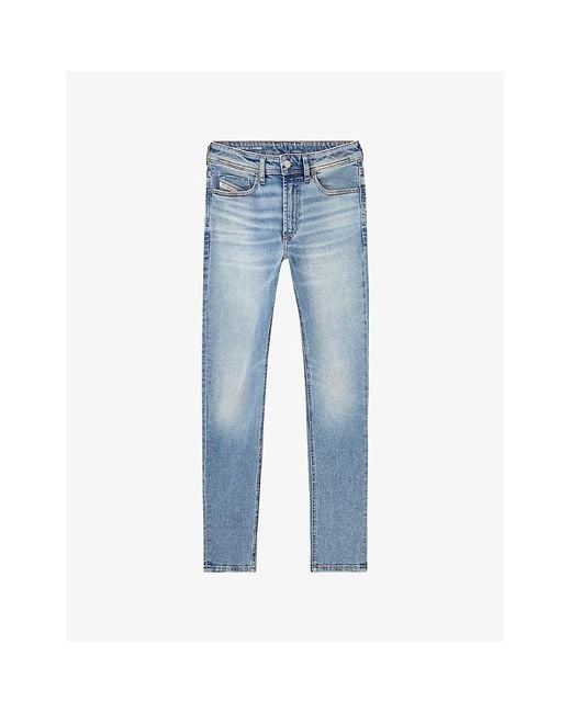 DIESEL Blue 1979 Sleenker Skinny-Leg Stretch Denim-Blend Jeans for men