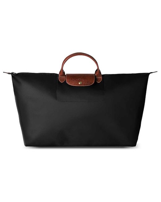 Longchamp Black Le Pliage Extra Large Travel Bag