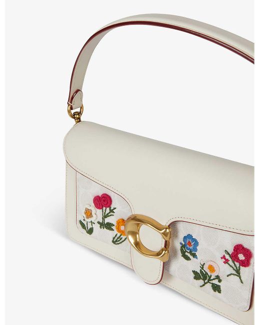 COACH previous Tabby 26 Small Floral embroidered