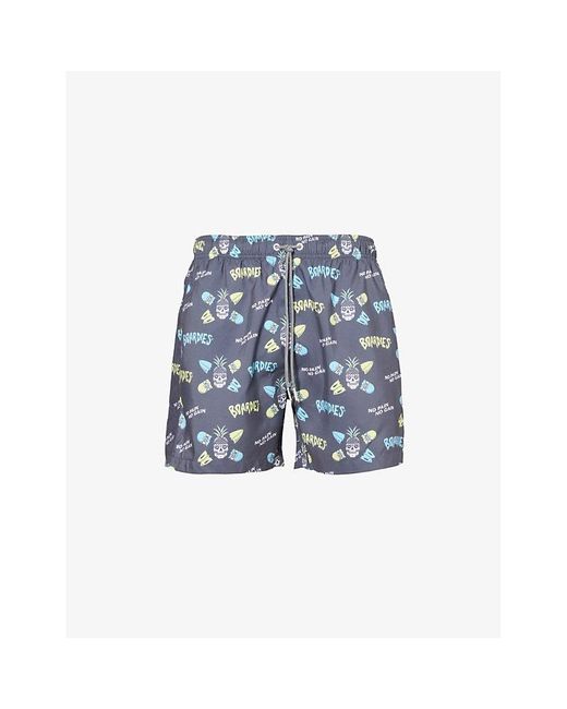 Boardies Blue No Pain Recycled-polyester Swim Shorts Xx for men