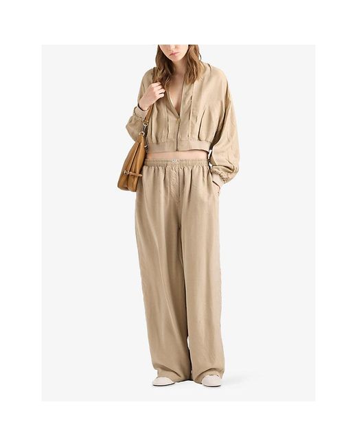 Prada Natural Old Silk Trousers