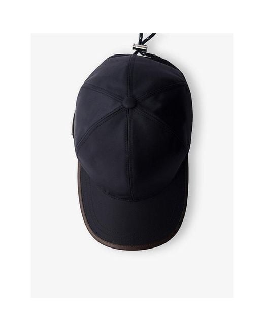 Prada Blue Speedrock Re-Nylon Baseball Cap for men