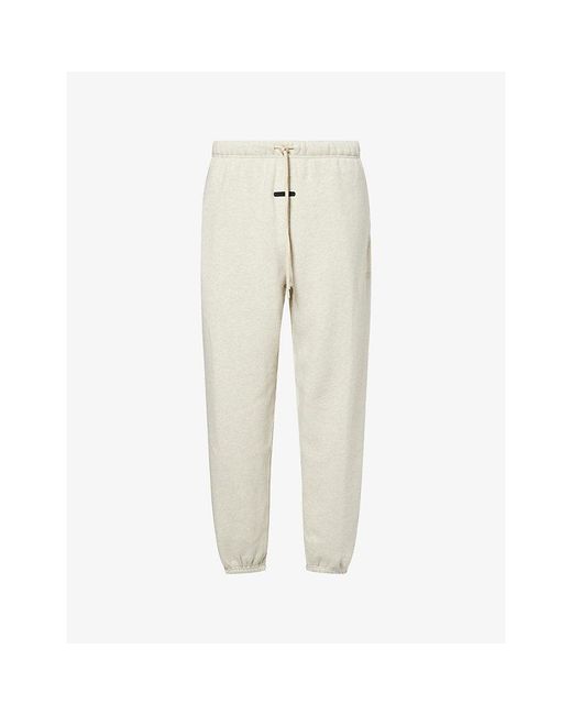 Fear Of God Natural Classic Fleece Cotton-Jersey Jogging Bottoms for men