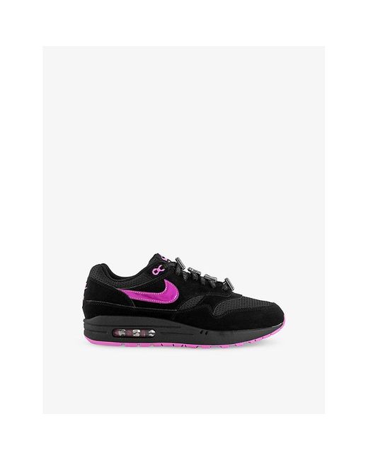 nike air max 1 suede black