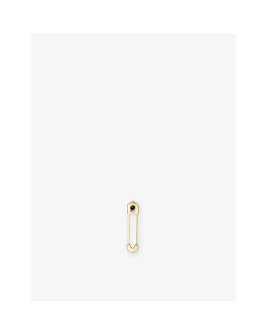 Cartier White C De 18Ct And Onyx Pin