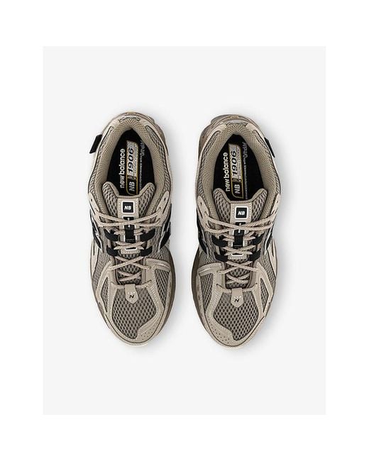 New Balance Gray 1906 Low-Top Woven Trainers for men