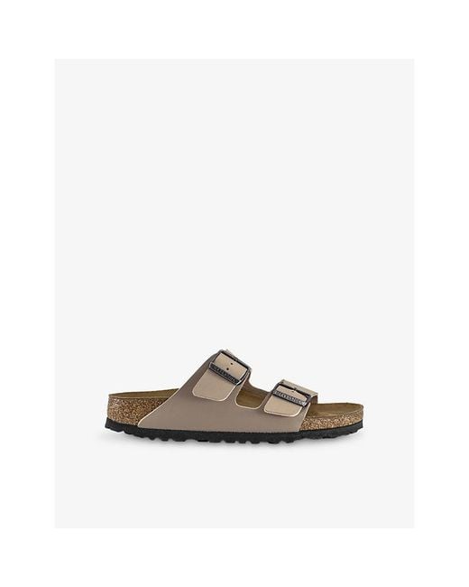 Birkenstock Brown Arizona Two-Strap Leather Sandals