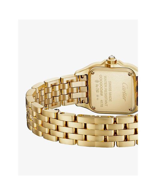 Cartier Metallic Crwjpn0059 Panthère De Small 18Ct- And 1.54Ct Diamond Quartz Watch