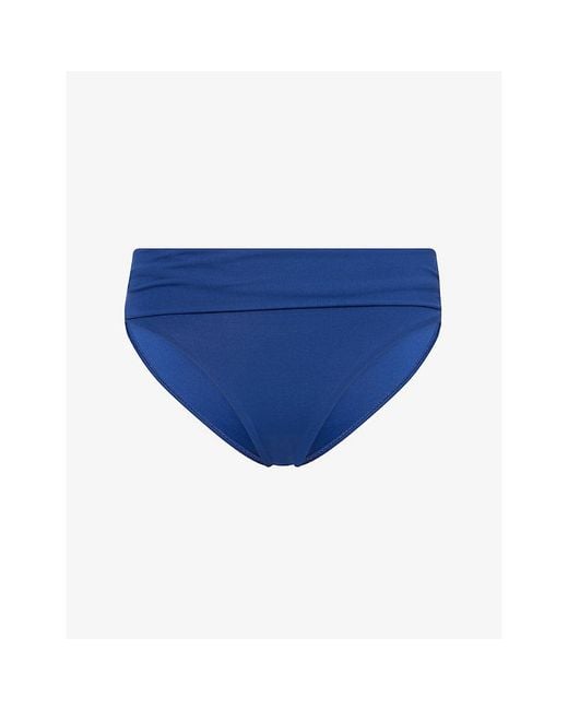 Melissa Odabash Blue Brussels Hipster Bikini Bottoms