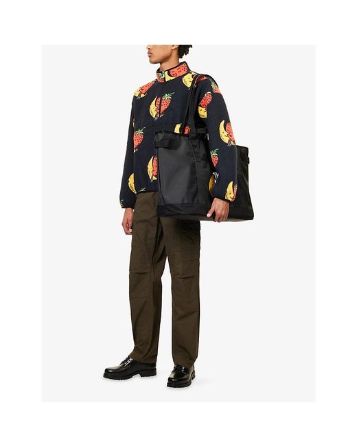 The North Face Black X Shf Strawberry-Print Fleece Jacket for men