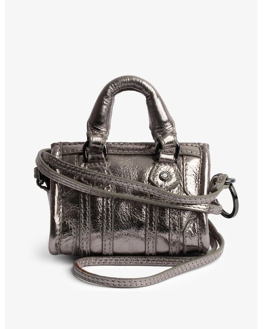 Zadig & Voltaire Sunny 2 Metallicleather Mini Bag Charm Lyst
