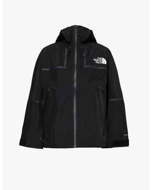 The North Face Black Brand-patch Funnel-neck Regular-fit Shell Jacket