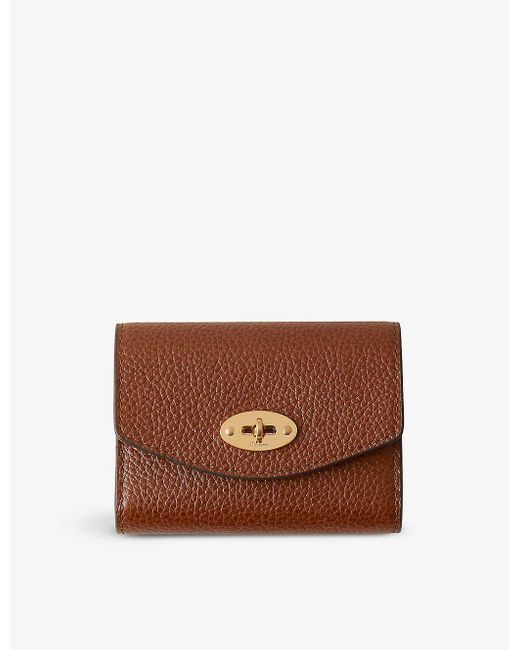 Mulberry Brown Darley Leather Wallet