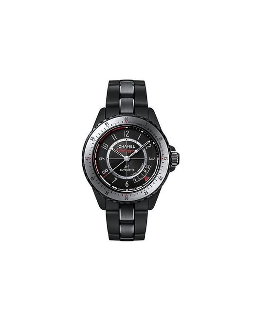 Chanel Black J12 Superleggera Calibre 12.1 Ceramic And Steel Watch 42Mm for men