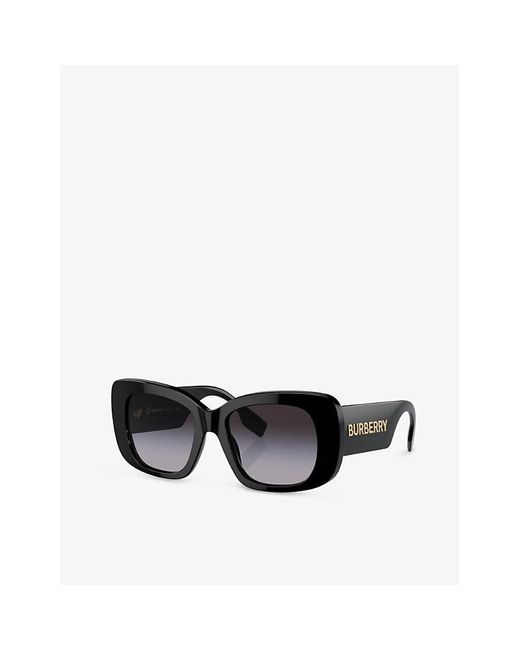 Burberry Black Be4410 Square-frame Acetate Sunglasses