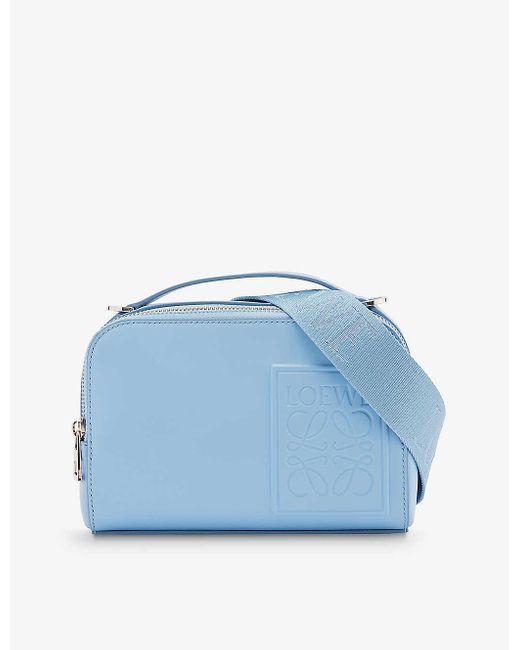 Loewe Blue Mini Camera Leather Cross-body Bag