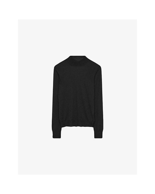 Joseph Black Cashair High-Neck Cashmere Jumper
