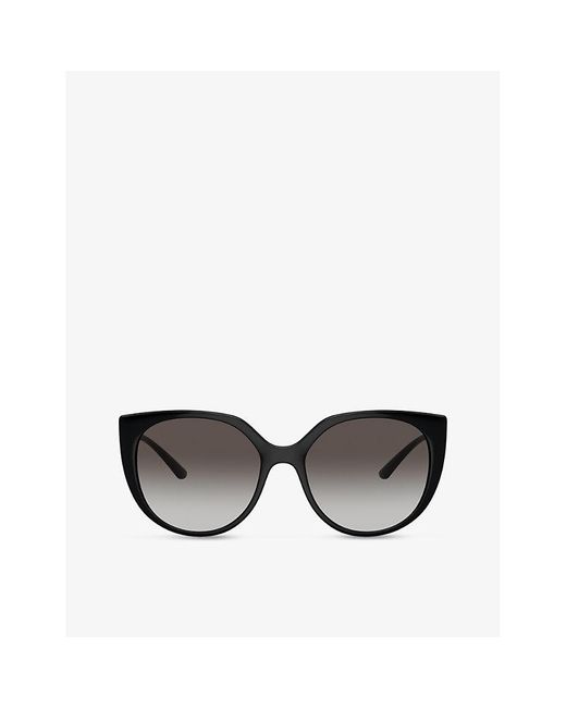 Dolce & Gabbana Black Dg6119 Butterfly-frame Nylon Sunglasses