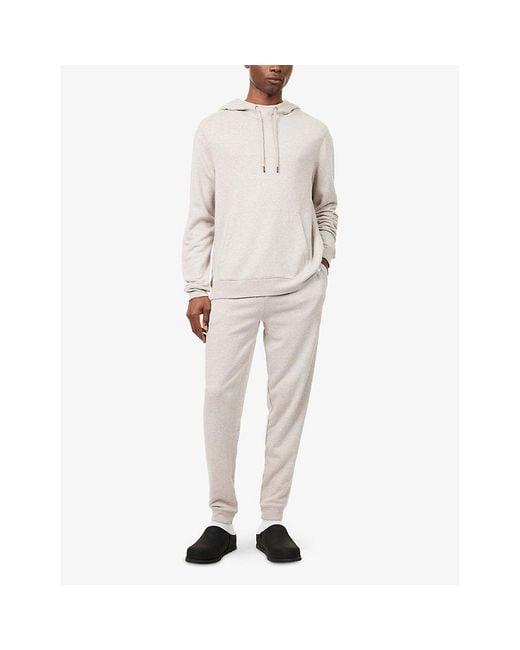 Derek Rose Natural Quinn 3 Cotton-Blend Jogging Bottoms for men