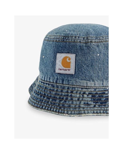 Carhartt Blue Belmar Cotton Bucket Hat for men