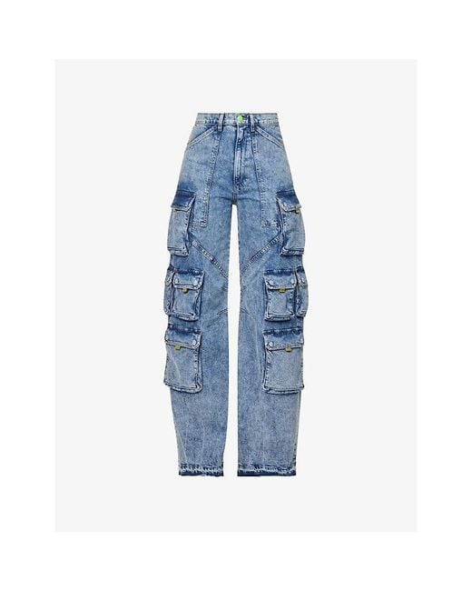 Hudson Blue X Zoe Costello Janis Straight-leg High-rise Stretch-denim Jeans