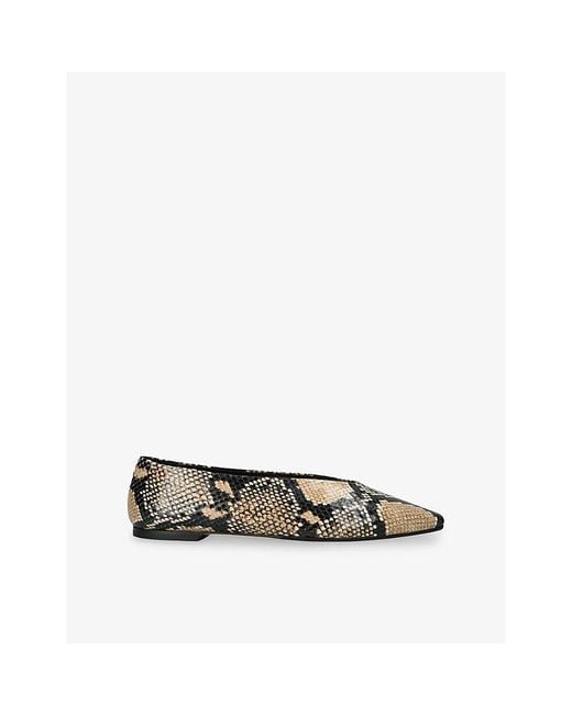 Aeyde Multicolor Betty Leather Ballet Flats