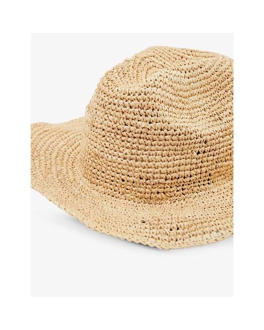 Cheap Monday Natural Exuma Wide-Brim Straw Fedora Hat