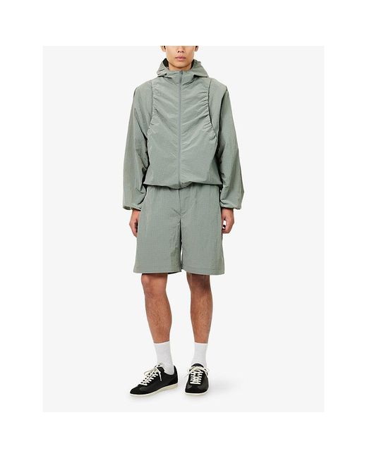 Seventh Gray Ofuanto Check Swim Shorts for men