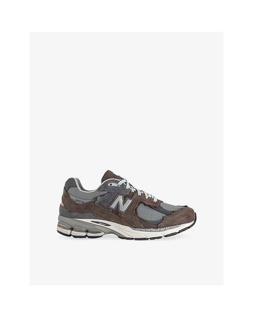 New Balance Gray 2002 Suede Trainers for men