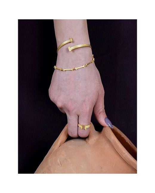La Maison Du Couturier Metallic Ece London The Ionic 22Ct Vermeil Bracelet