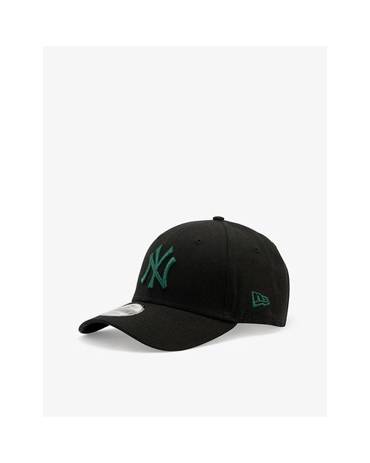 KTZ New York Yankees Brand-embroidered Cotton-twill Cap in Green