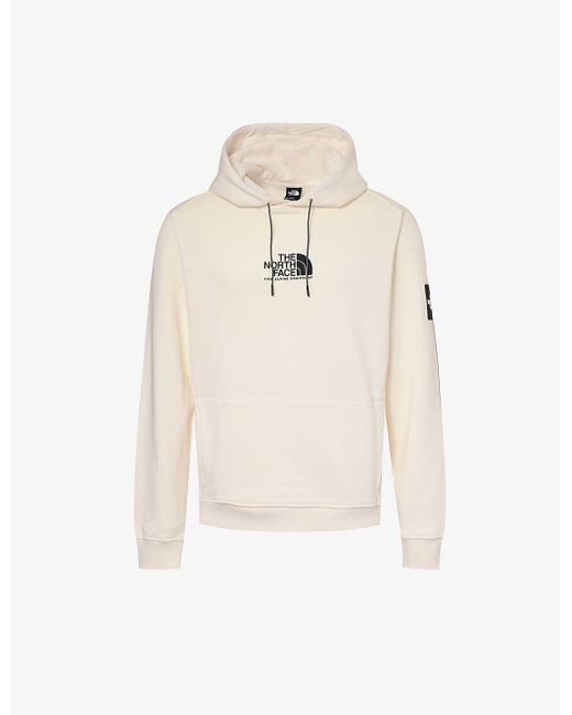The North Face Natural Alpine Logo-print Cotton-jersey Hoody Xx for men