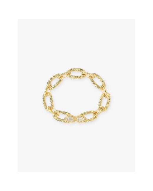 Boucheron Metallic Serpent Bohème 18Ct- And 0.64Ct Brilliant-Cut Diamond Bracelet