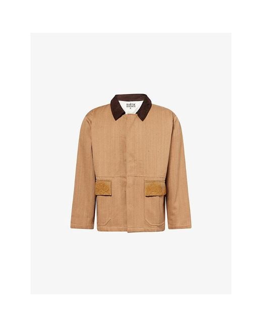 Kartik Research Natural Jodhpur Hand-Embroidered Cotton Jacket for men