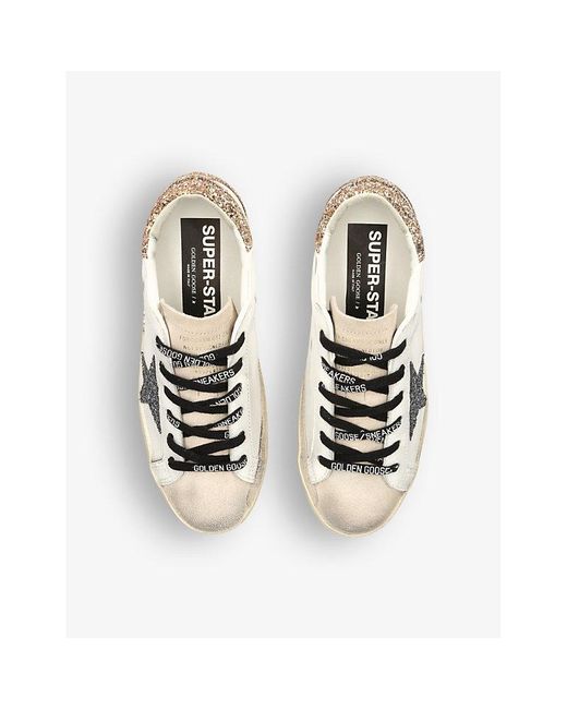 Golden Goose Deluxe Brand Natural Super-star 82532 Leather Low-top Trainers