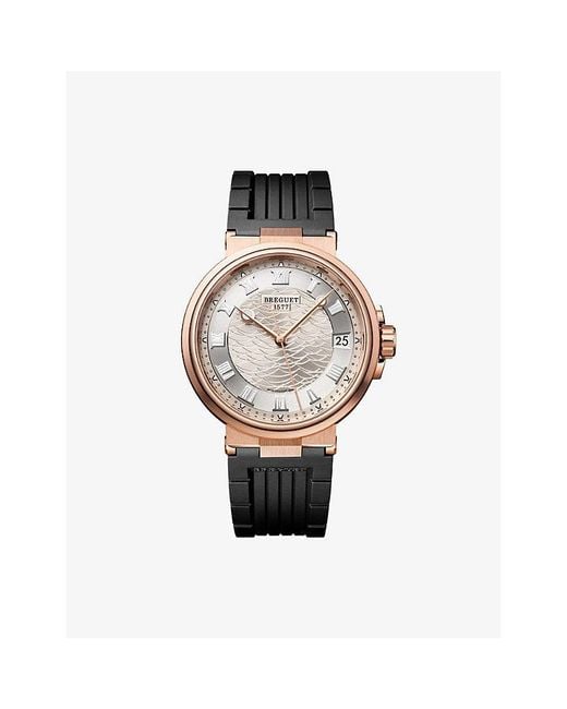 Breguet Metallic Marine 5517 18Ct Rose- Automatic Watch 40Mm for men