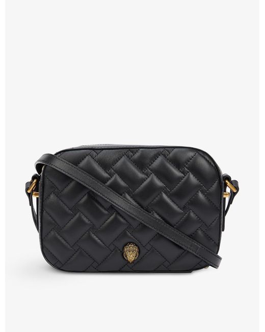 Kurt Geiger Kensington Quilted Leather Crossbody Bag in Black Lyst