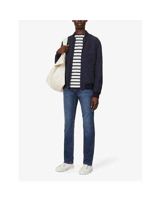 PAIGE Blue Normandie Straight Jeans for men