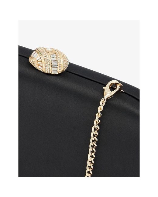 Dune Black Binding Satin Micro Bag